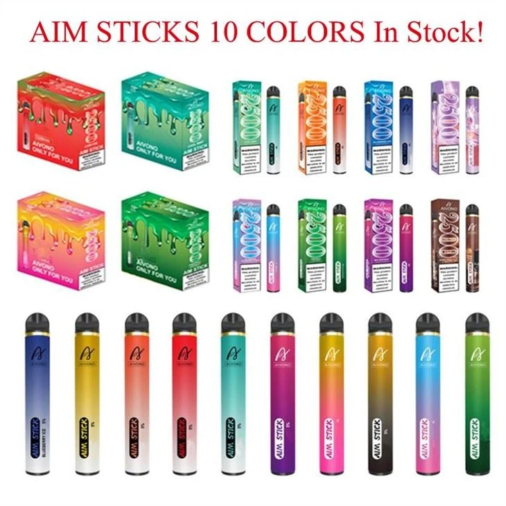 Jednorázová elektronická cigareta AiM Stick 2500 Puffs