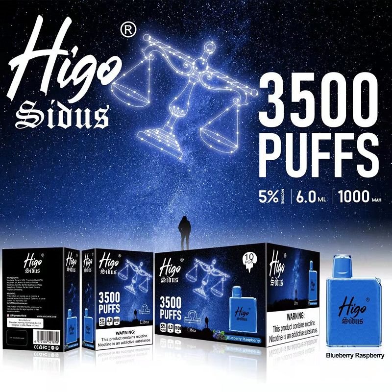 Higo Sious 3500 Puffs Jednorázové Vape