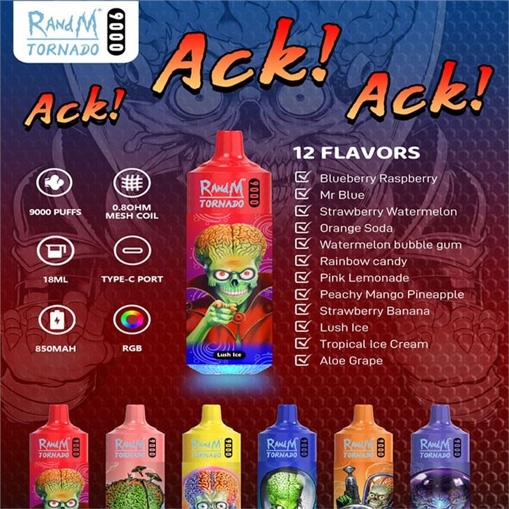 Jednorázová Vape Randm 9000 Tornado