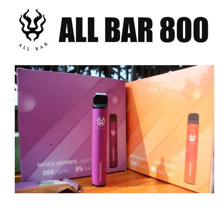 Jednorázová elektronická cigareta ALL BAR 800