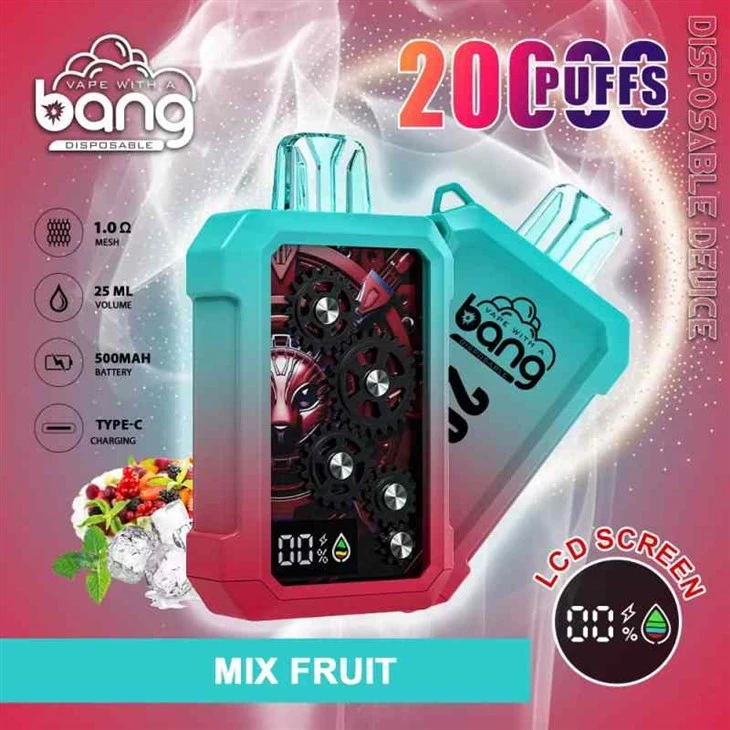 Bang   20000   obláčky   barva   obrazovka   vape