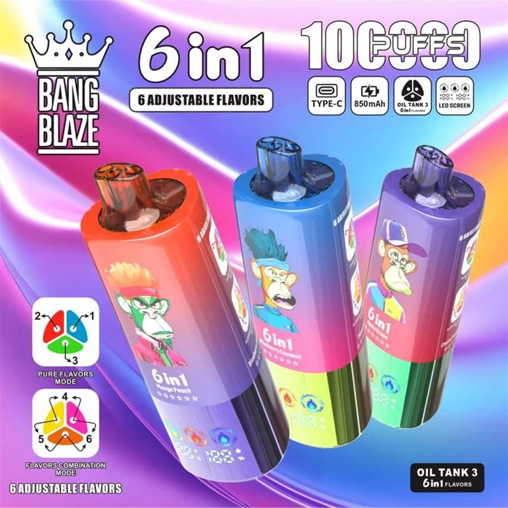 Bang Blaze 6 v 1 100000 Puffs