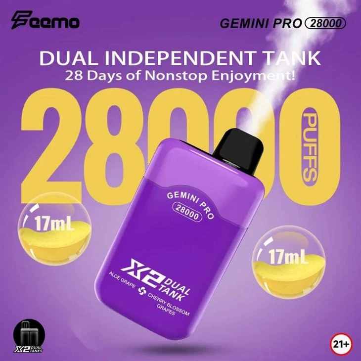 Feemo Gemini Pro 28000 Puffs Dual Chuť