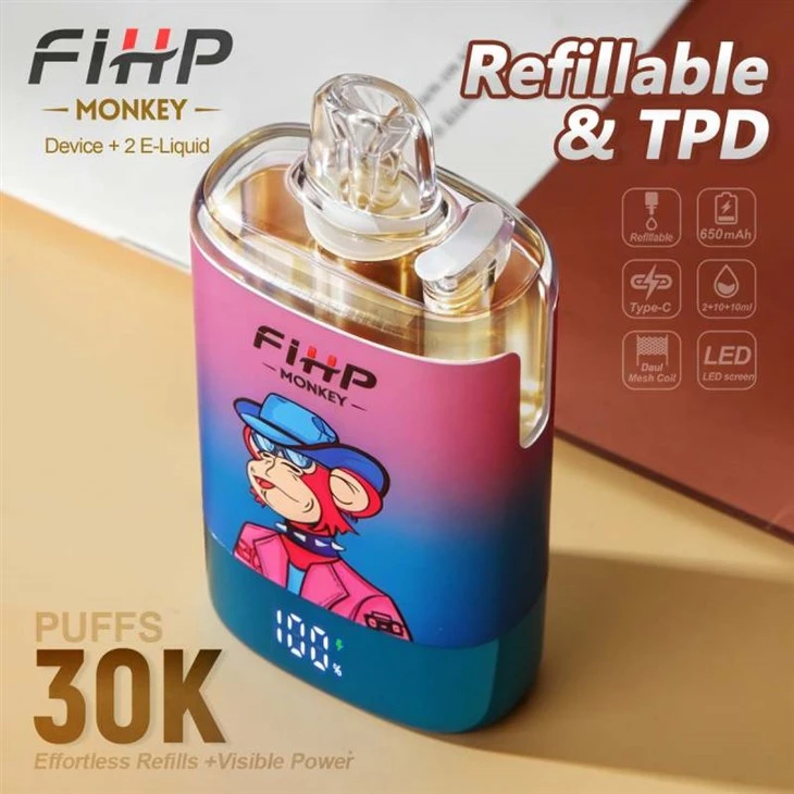 Plnitelné TPD FIHP MONKEY 30K Puffs