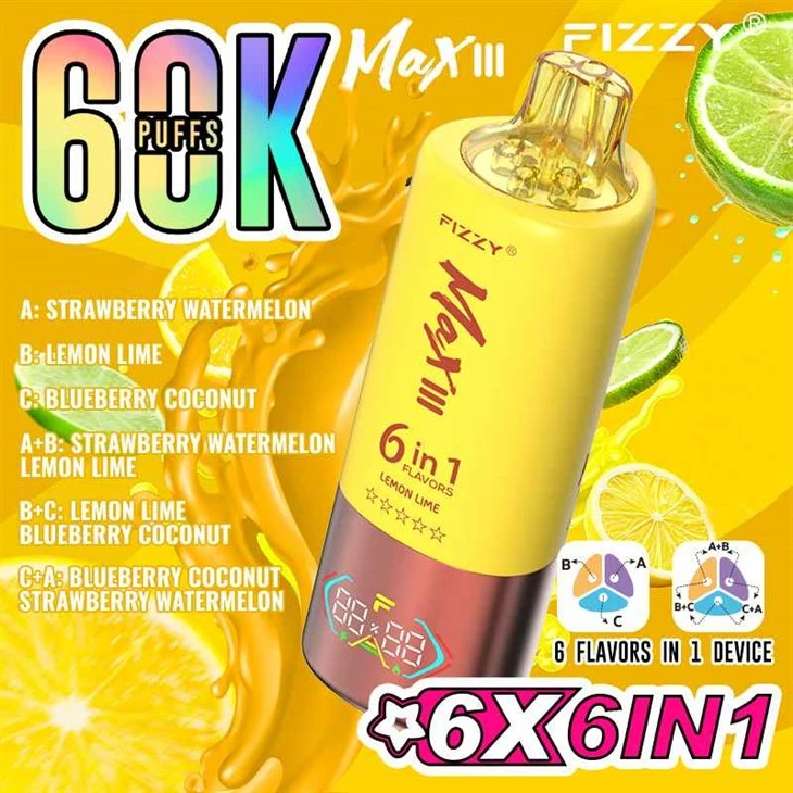 Fizzy Max III 60000 Triple Chuť