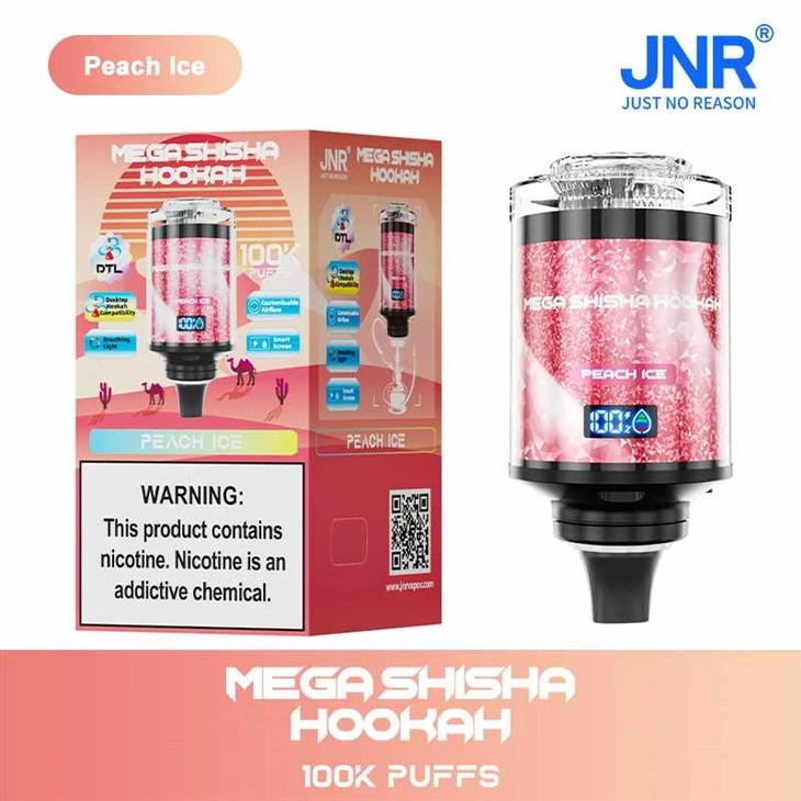 Jnr mega shisha vodní dýmka 100k puffs