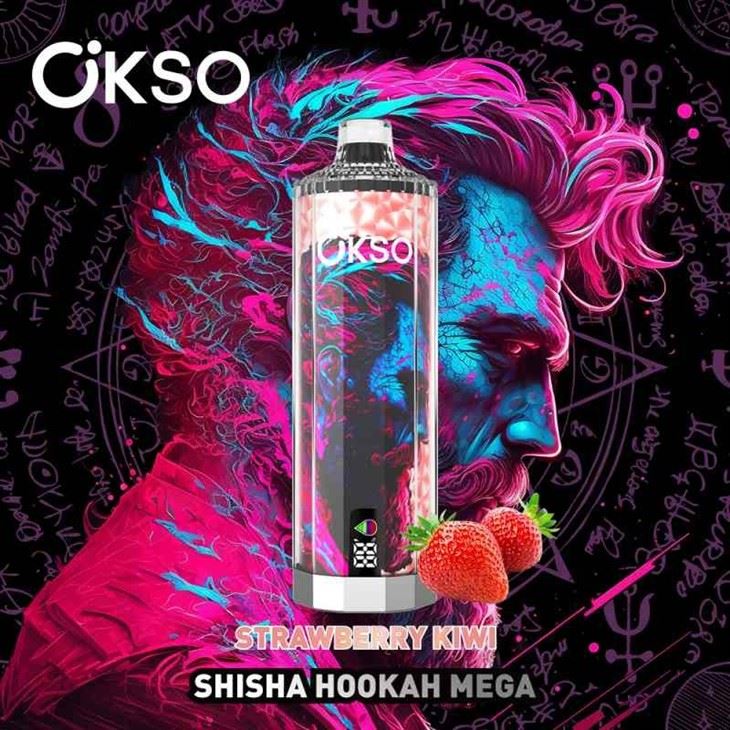strawberry kiwi_OKSO shisha hookah mega 50k