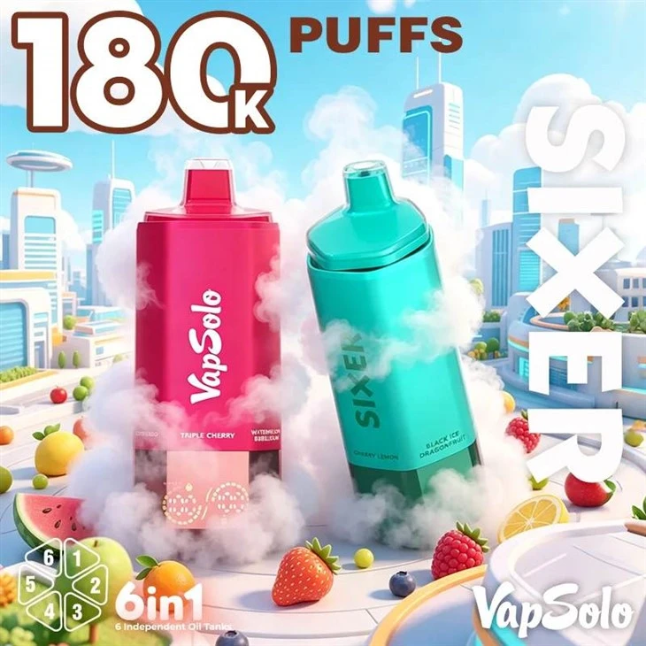 Vapsolo Sixer 180K Puffs