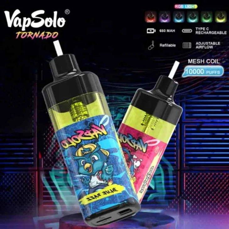 VapSolo TORNADO 10000 Potahy Vape