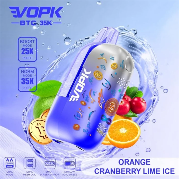 orange cranberry lime Ice Vopk BTC 35K